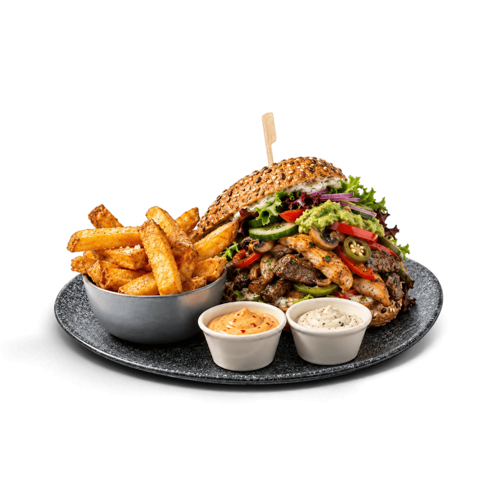 Spicy Mexicana Sandwich m. Frites & Mayo
