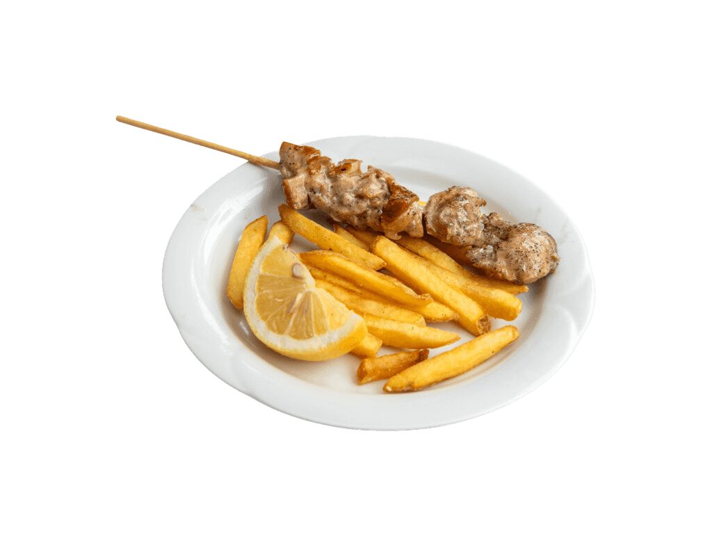 Souvlaki Kyllingelår